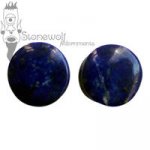Pair of Lapis Lazuli Stone Plugs Double Flared Made to Order