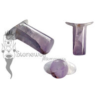 Amethyst Stone Round Labret Made to Order