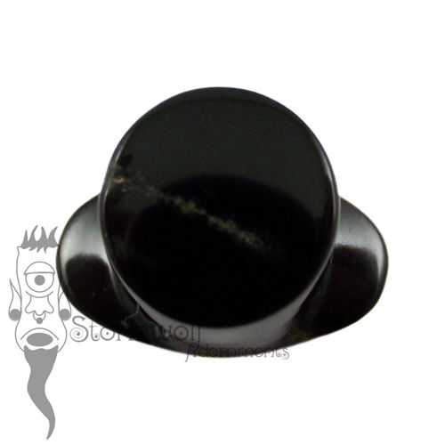 Black Jade Round Labret Made To Order - Click Image to Close