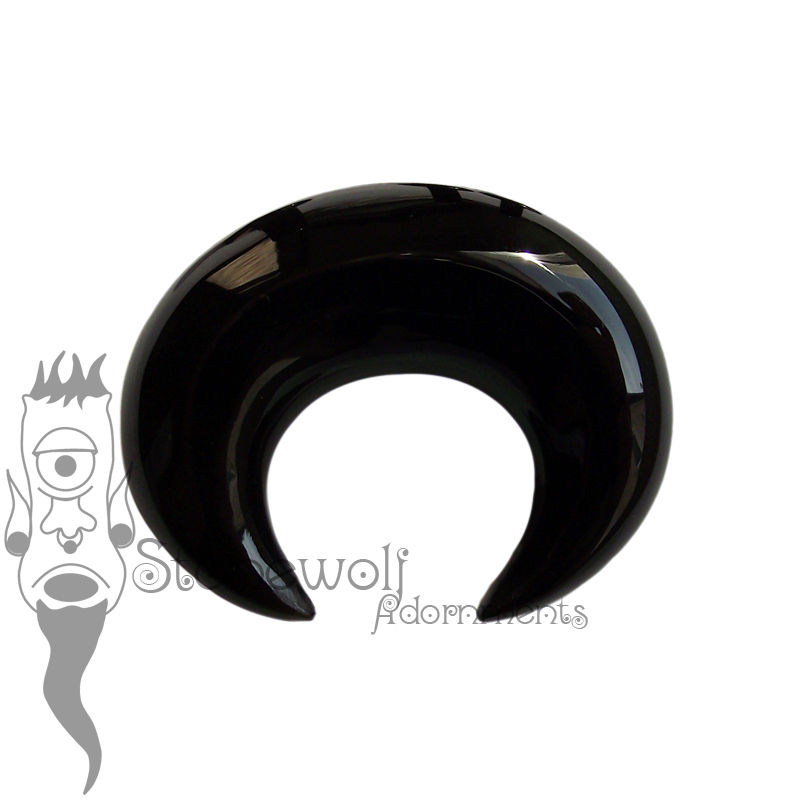 Black Obsidian Septum Pincher- Made to Order - Click Image to Close