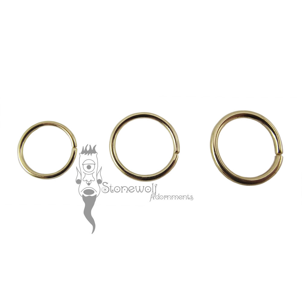 18k Yellow Gold 1.2mm Seam Ring - Made to Order - Click Image to Close