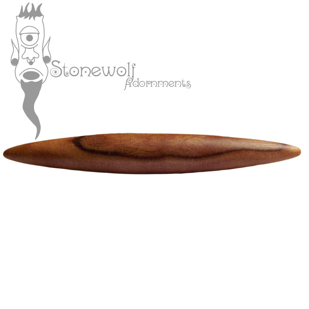 Olive Wood Septum Spike- Made to Order - Click Image to Close