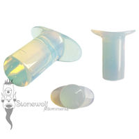 Opalite Stone Round Labret Made to Order Opalite Stone Round Labret Made to Order