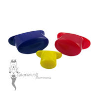 Opaque Glass Oval Labret Choice of Colour - Made to Order