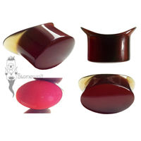 Red Amber Stone Oval Labret Made to Order Red Amber Stone Oval Labret Made to Order