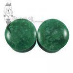 Pair of Amazonite Stone Plugs Double Flared Made to Order