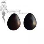 Pair of Black Ebony Teardrop Wood Plugs- Made to Order