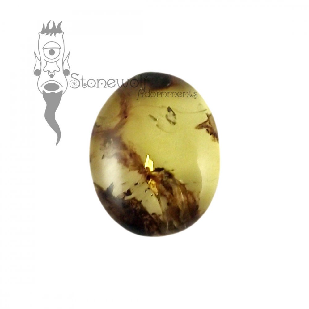 Chiapas Amber 17mm Cabochon