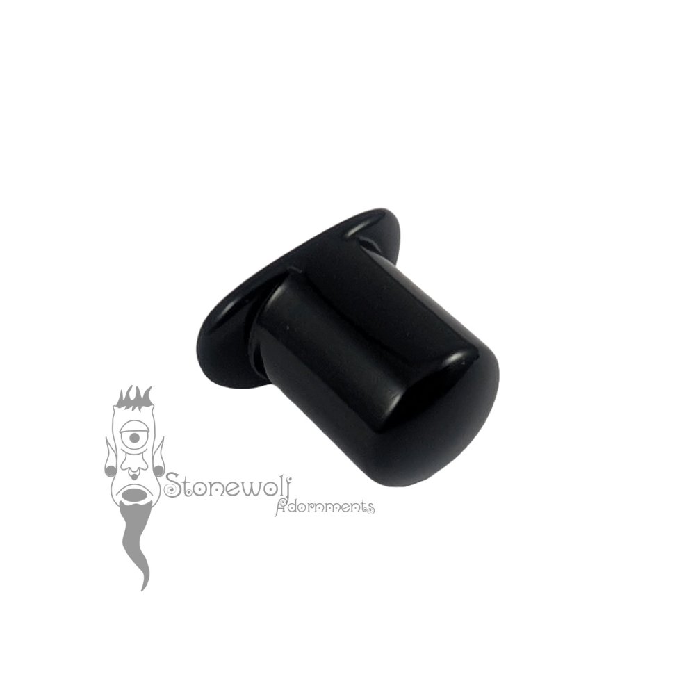 Delrin 11.5mm by 12mm Labret Curved T-back - Ready to Ship