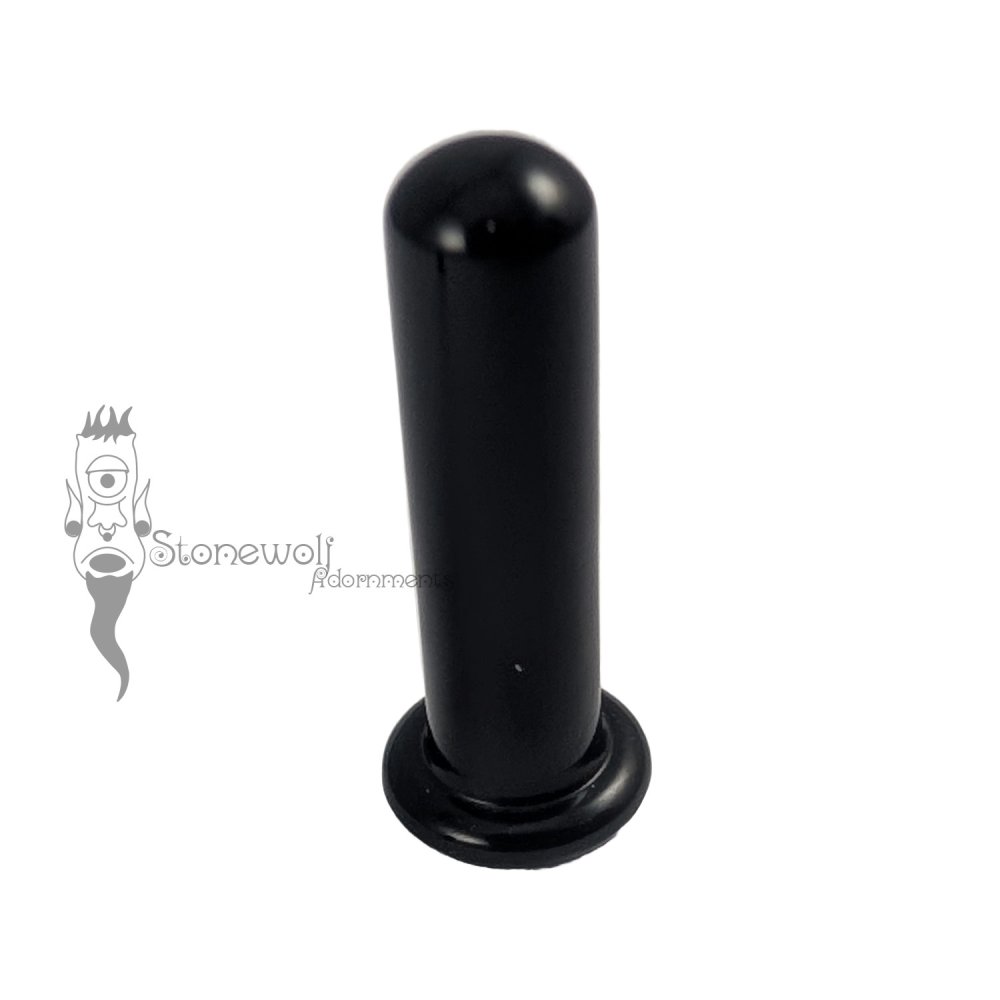 Delrin 5.5mm by 18mm Round Philtrum Lip Plug- Ready To Ship