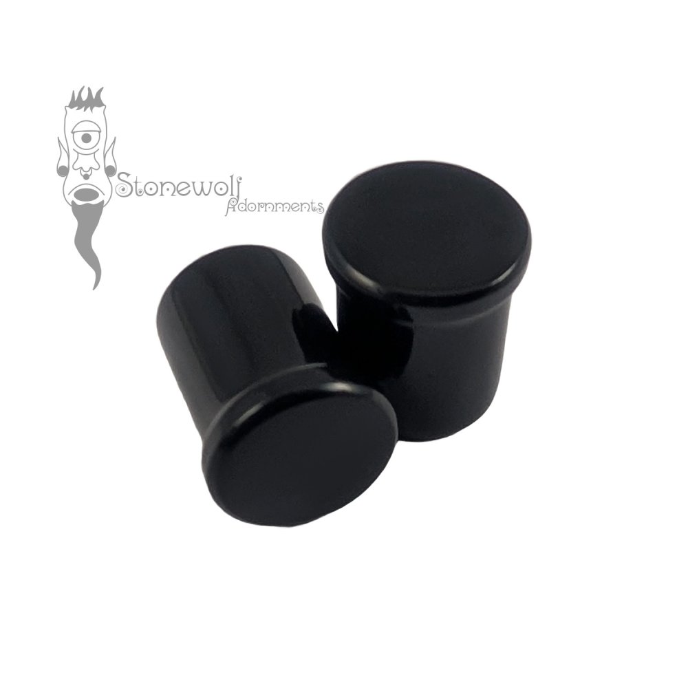 Delrin Single Flared Plugs 8.5mm & 9mm - Ready To Ship