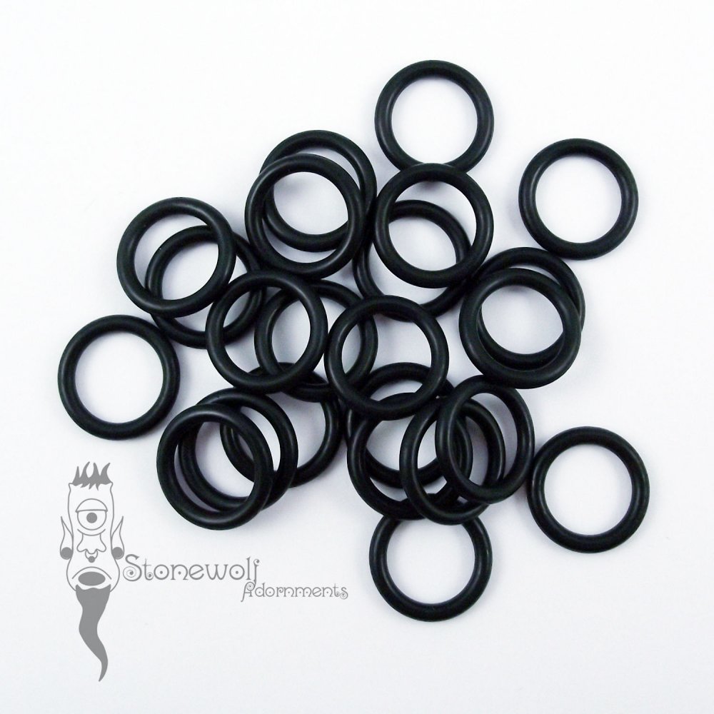 Black Nitrile Rubber O-Rings - Click Image to Close