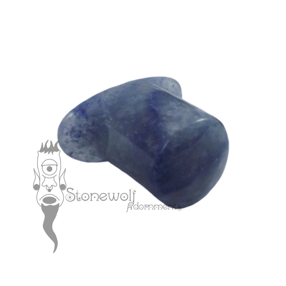 Blue Aventurine Stone Round Labret Made to Order