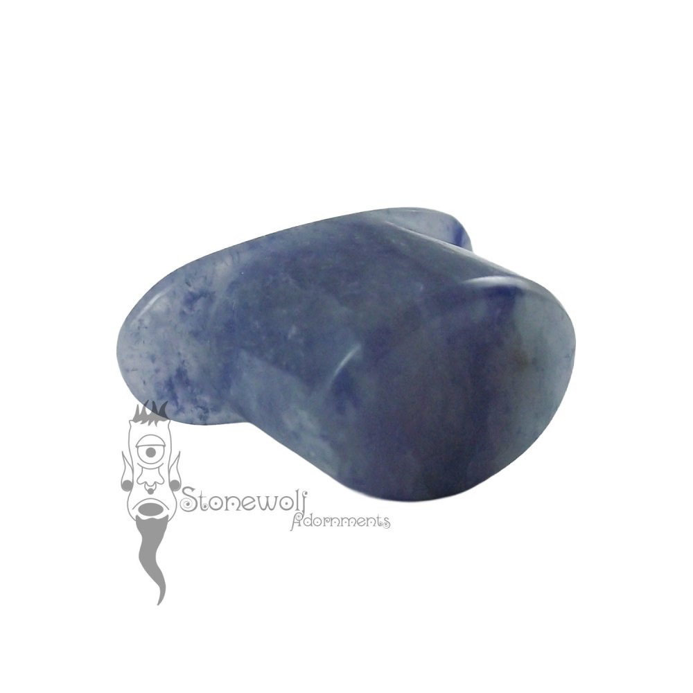 Blue Aventurine Stone Oval Labret Made to Order