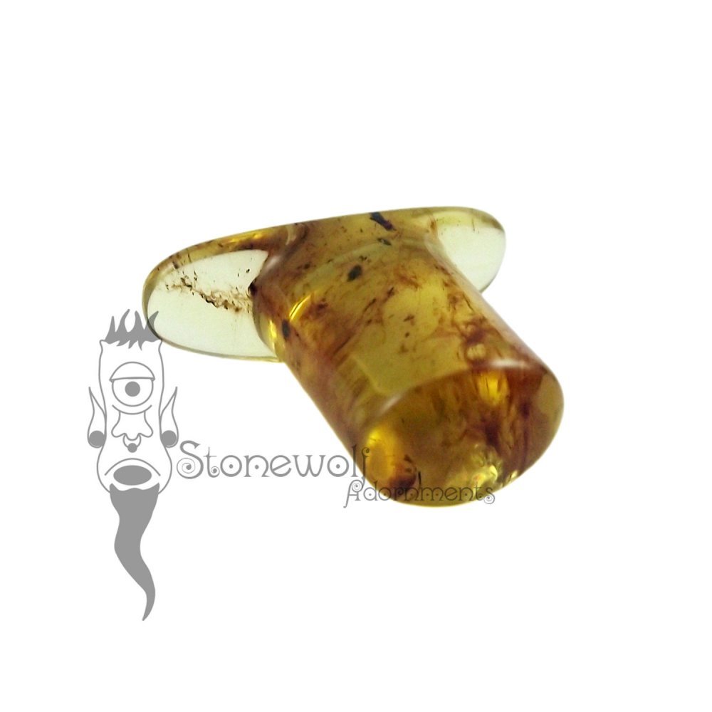 Chiapas Amber Oval Labret Made to Order