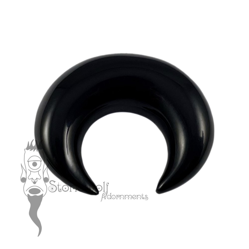 Black Delrin Septum Pincher- Made to Order - Click Image to Close
