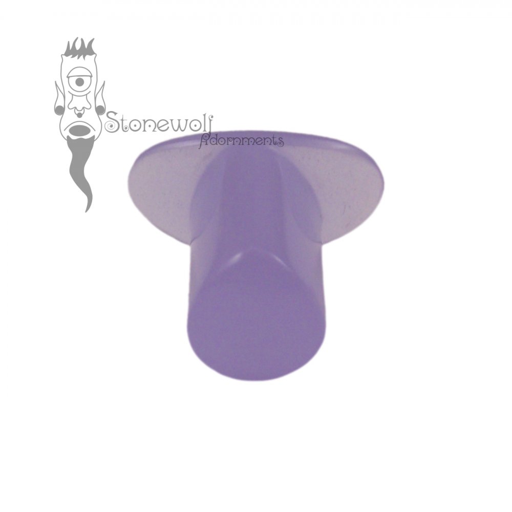 Frosted Glass Teardrop Labret Choice of Colour - Made to Order