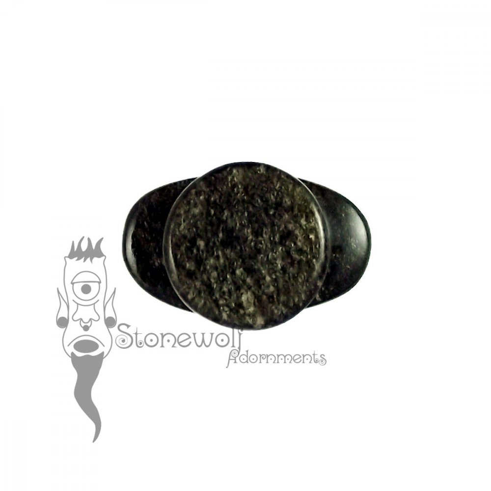 Gold Sheen Obsidian Round Labret Made to Order - Click Image to Close