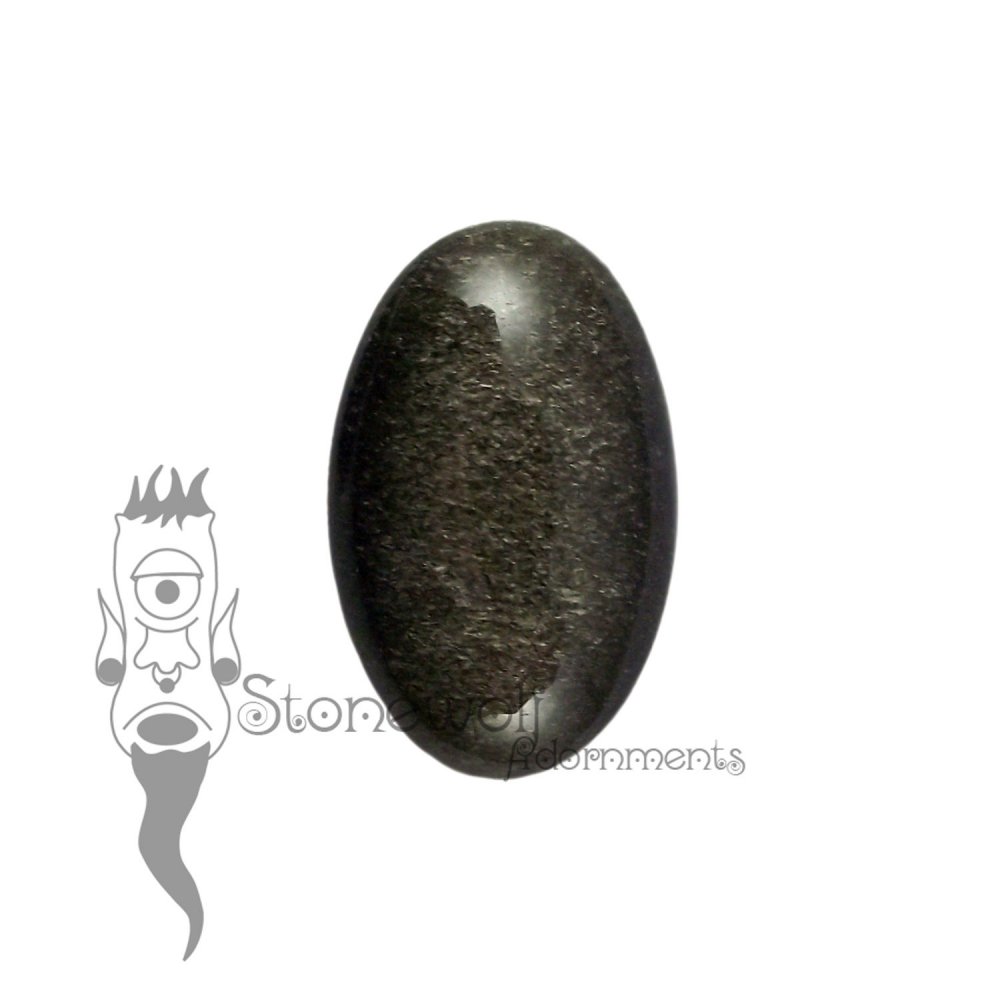 Gold Sheen Obsidian 22mm Cabochon