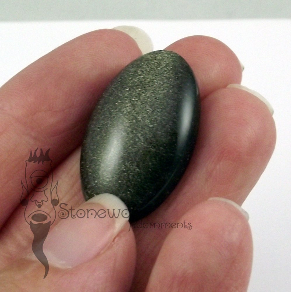 Gold Sheen Obsidian 26mm Cabochon