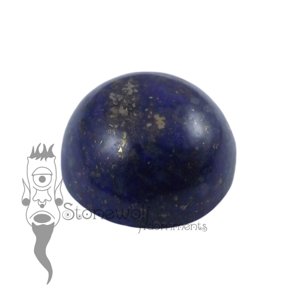 Lapis Lazuli 17mm High Domed Cabochon - Click Image to Close