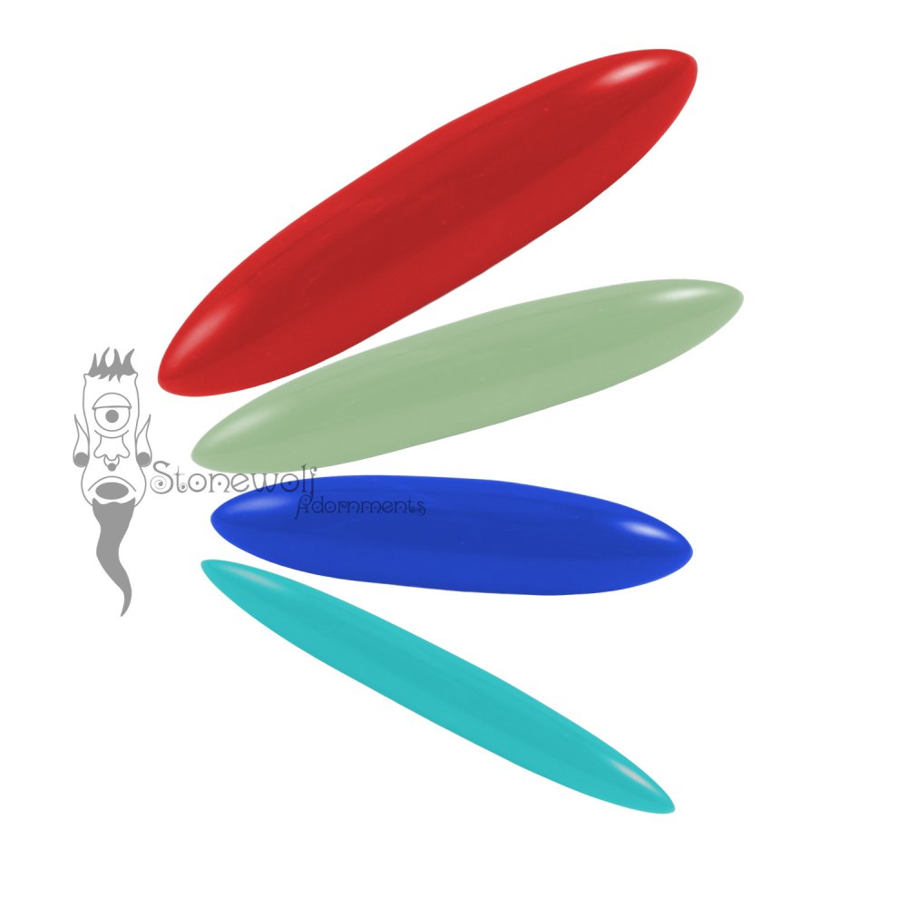 Opaque Glass Septum Spike Choice of Colour- Made to Order