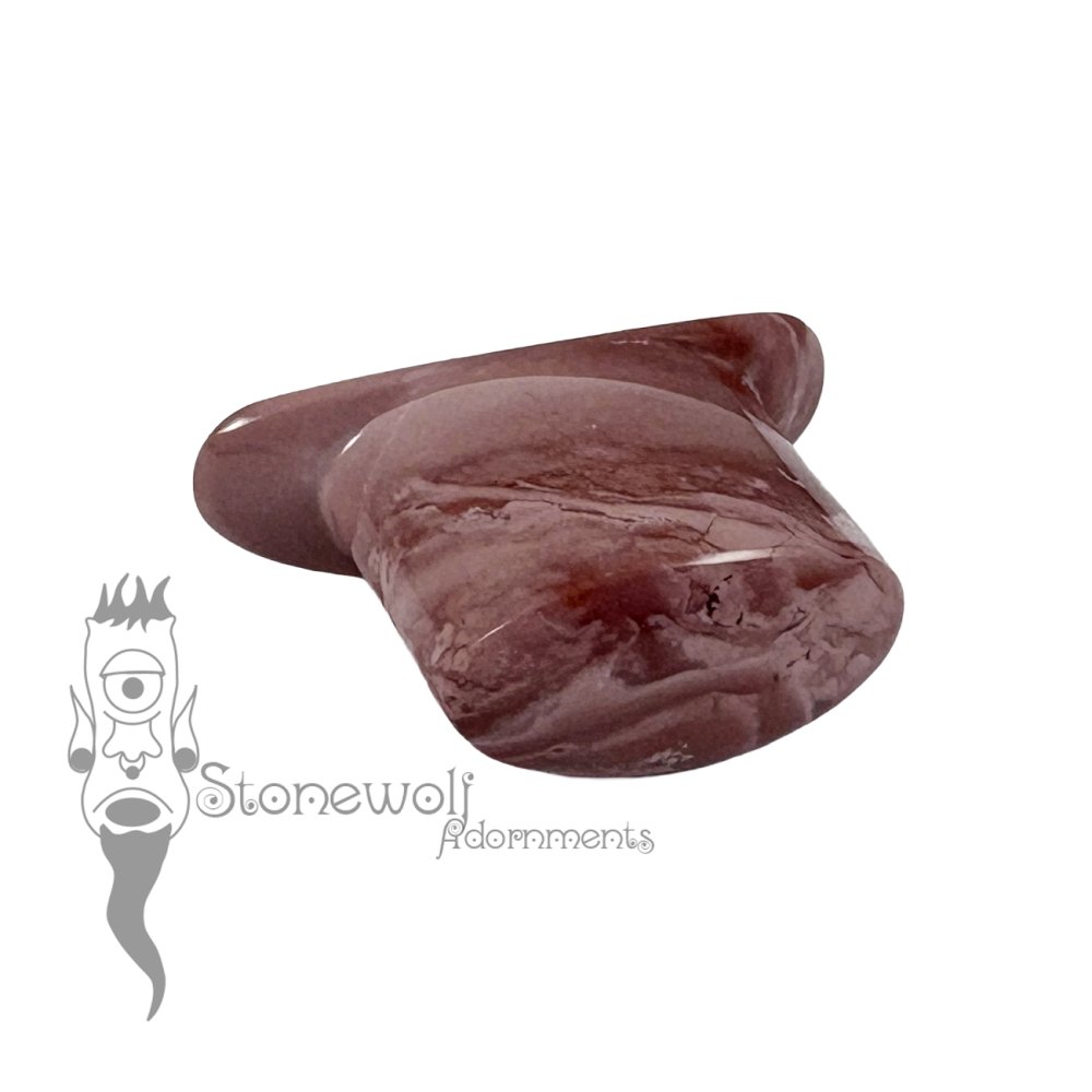 Pink Imperial Jasper Stone Oval Labret Made to Order