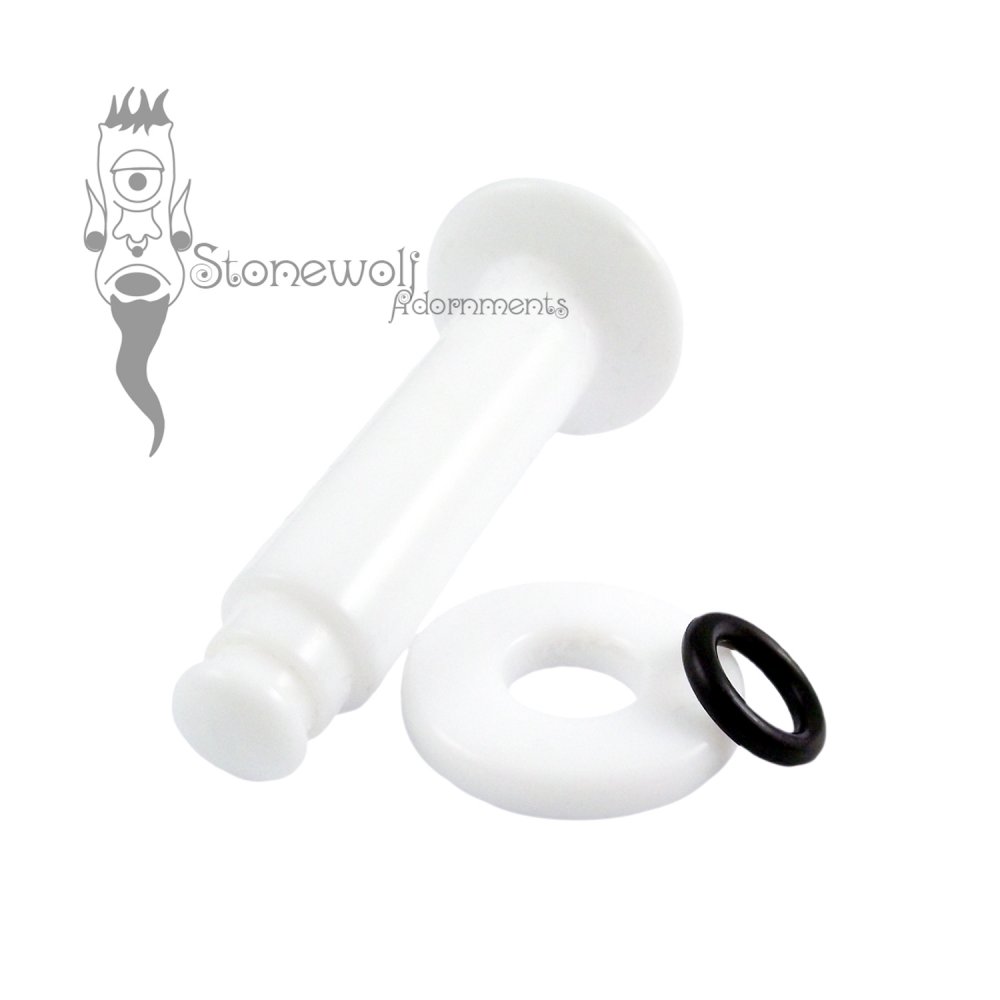 PTFE Transcrotal Barbell For Stretched Piercings - Made to Order