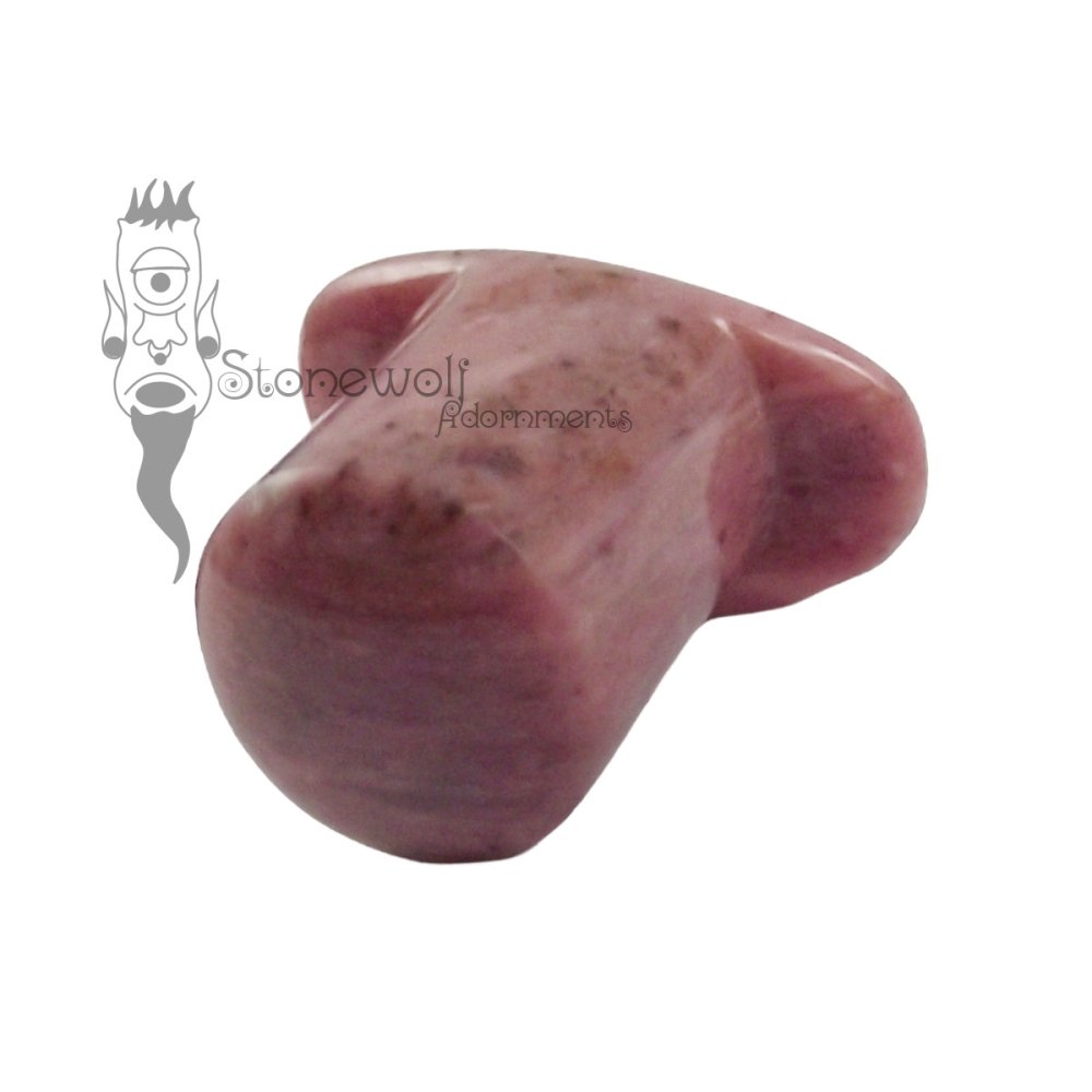 Rose Jasper Stone Round Labret Made to Order