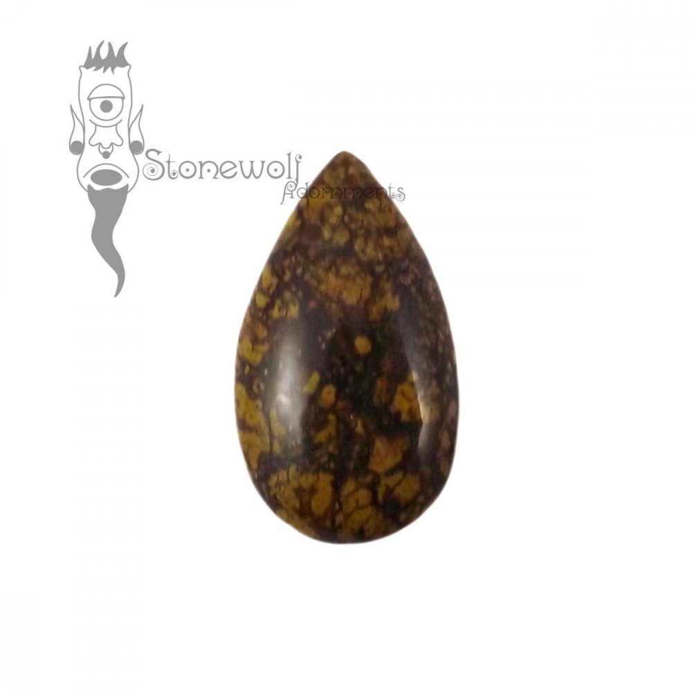 Stony Creek Jasper 21mm Teardrop Cabochon