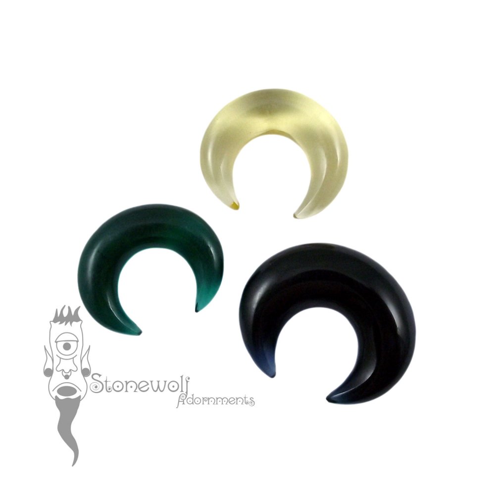 Transparent Glass Septum Pincher Choice of Colour- Made to Order - Click Image to Close
