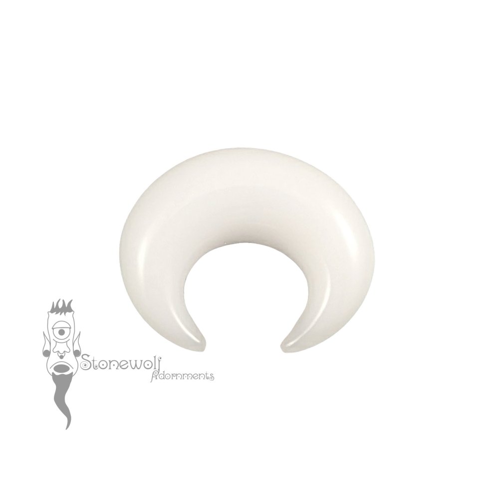White Delrin 10.3mm Septum Pincher - Ready To Ship