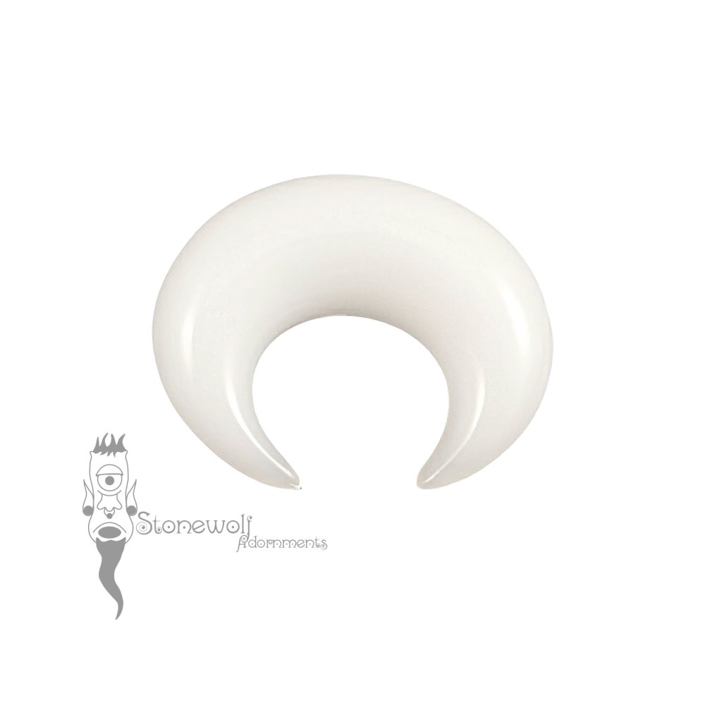 White Delrin 9.75mm Septum Pincher - Ready To Ship