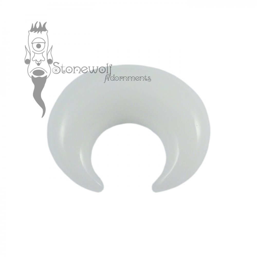 White Delrin Septum Pincher- Made to Order - Click Image to Close