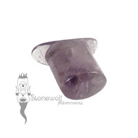Amethyst 10mm Oval Stone Labret - Ready To Ship