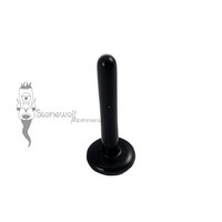 Delrin 2mm by 13mm Round Philtrum Lip Plug- Ready To Ship