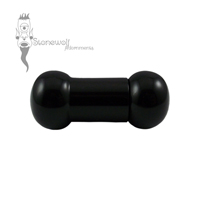 Delrin Threaded Barbell with Rounded Balls for Stretched Tongues