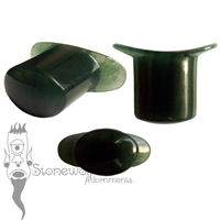 Dark Green Aventurine Stone Oval Labret Made to Order