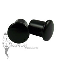 Pair of Delrin Nostril Single Flared Plugs - Made to Order