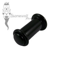 Delrin Single Flared Plug For Stretched Tongue Piercings