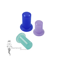 Frosted Glass Philtrum with Choice of Colour - Made to Order