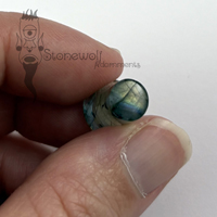 Labradorite Stone 7mm Round Philtrum - Ready To Ship