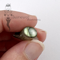 Labradorite 8mm Oval Labret - Ready To Ship