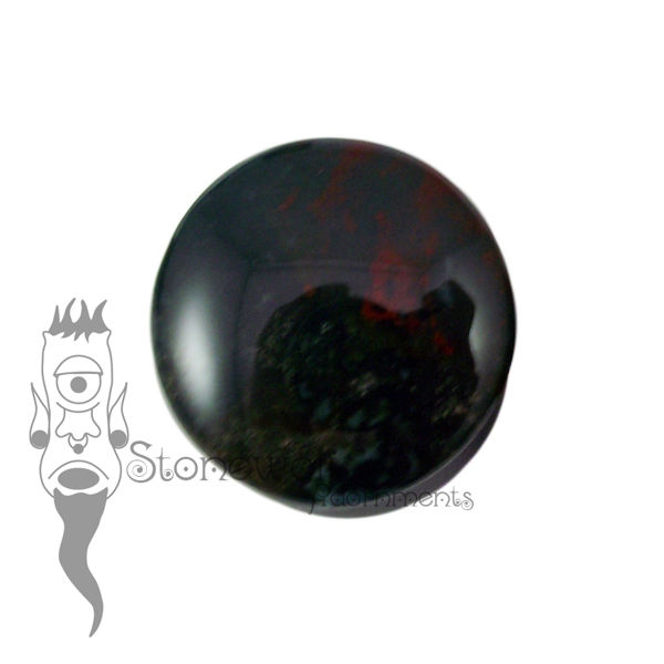 Bloodstone 16mm Double Flared Plug - Ready To Ship - Click Image to Close