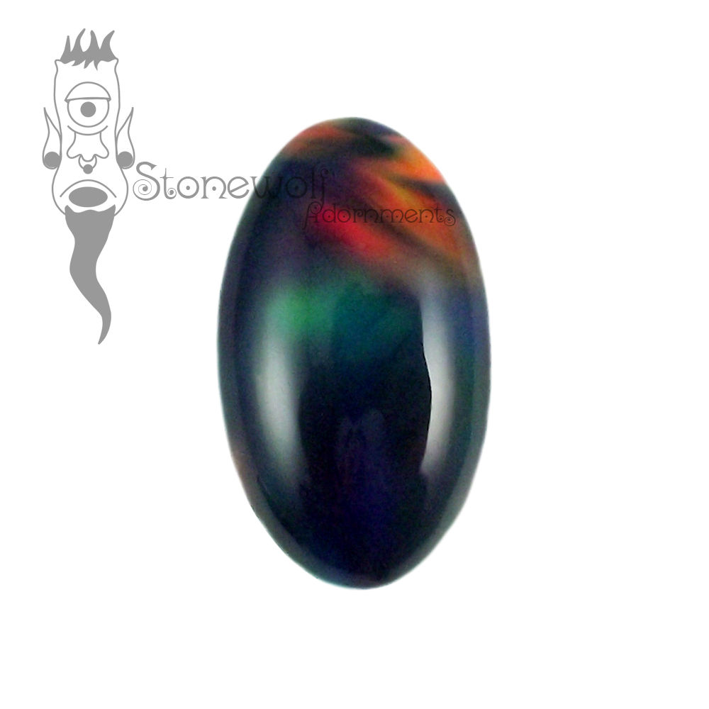 Blue Aurora Opal 24mm Cabochon