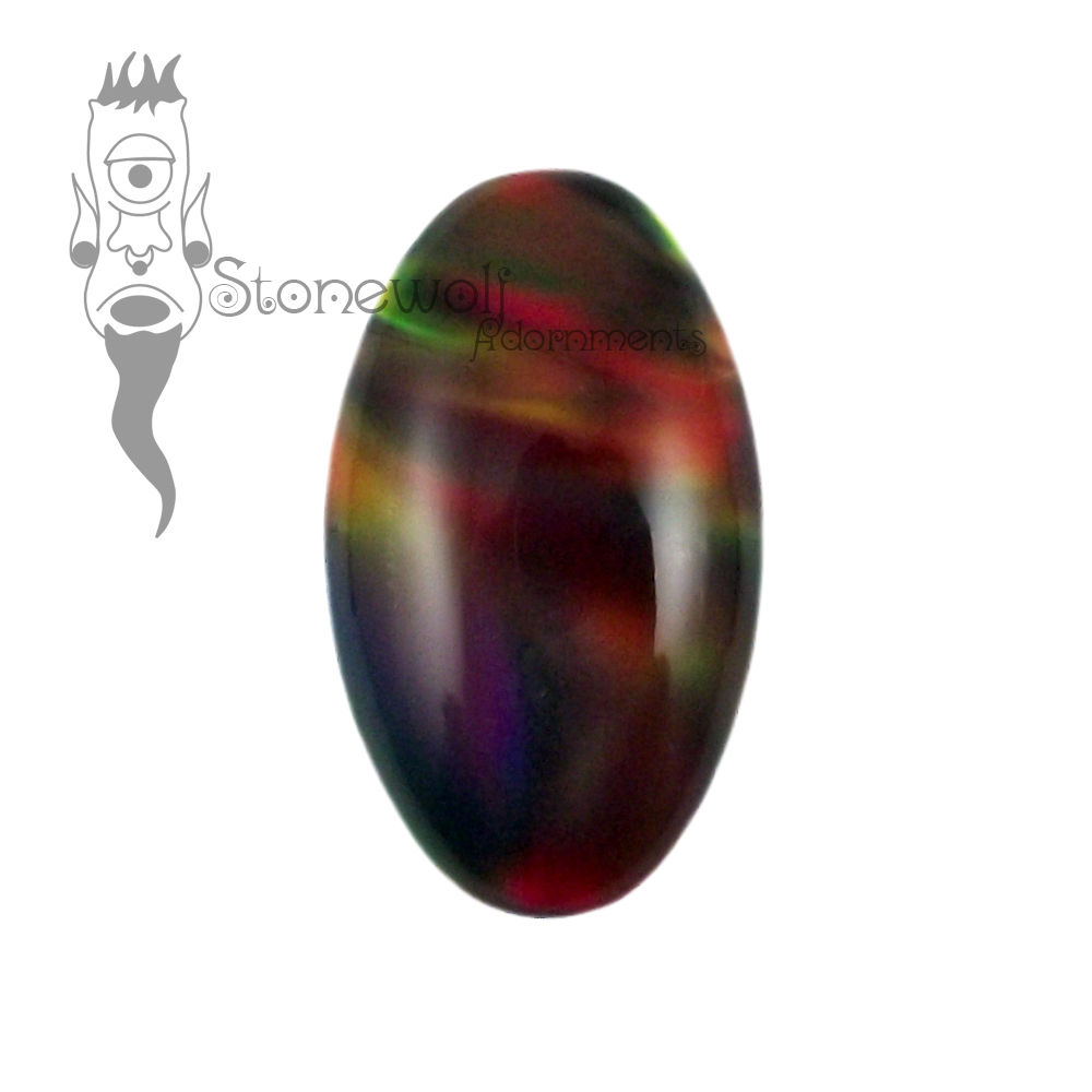 Blue Aurora Opal 30mm Cabochon