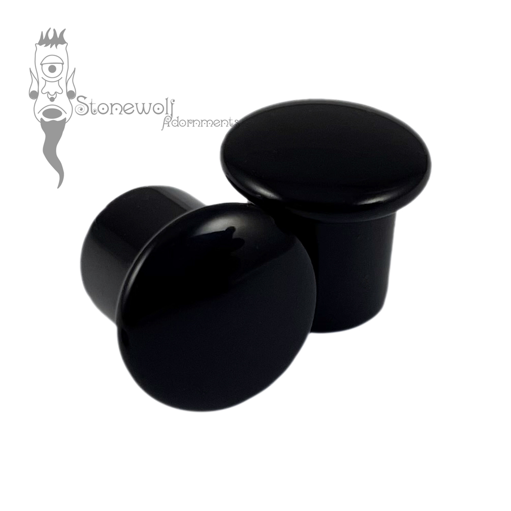 Delrin 8.5mm Single Flared Nostril Plugs Pair - Ready To Ship