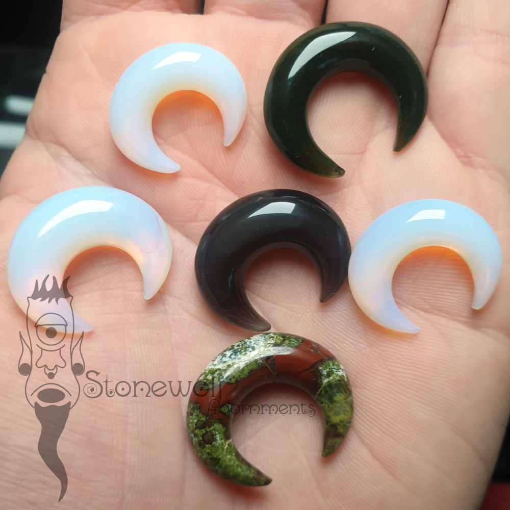 Maker's Choice Stone Septum Pincher Made to Order - Click Image to Close