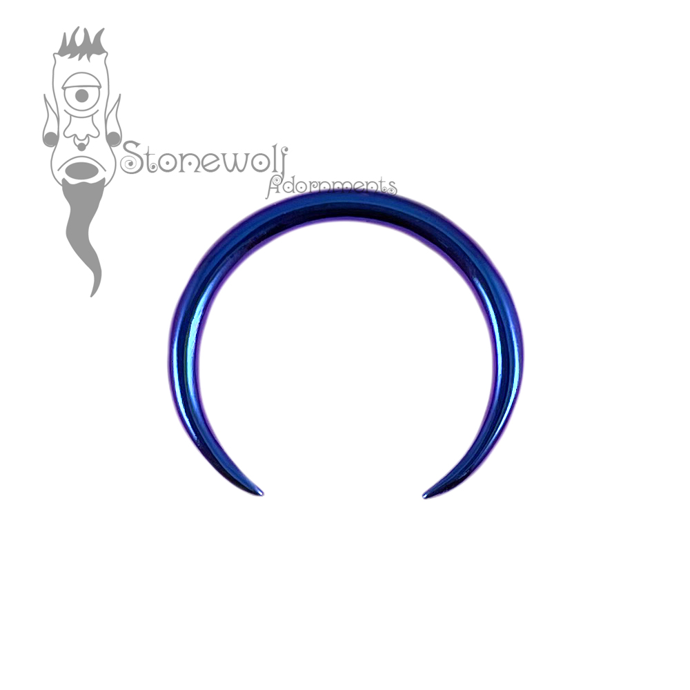 Niobium 1.6mm Blurple Septum Pincher- Ready to Ship