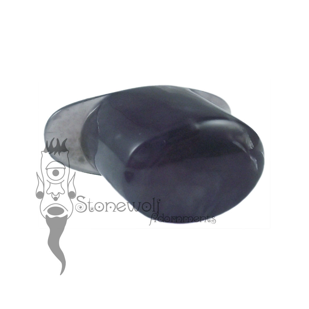 Purple Chalcedony Stone Oval Labret Made to Order